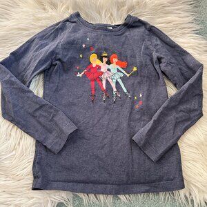 Hanna Andersson ballerina top size 6-7